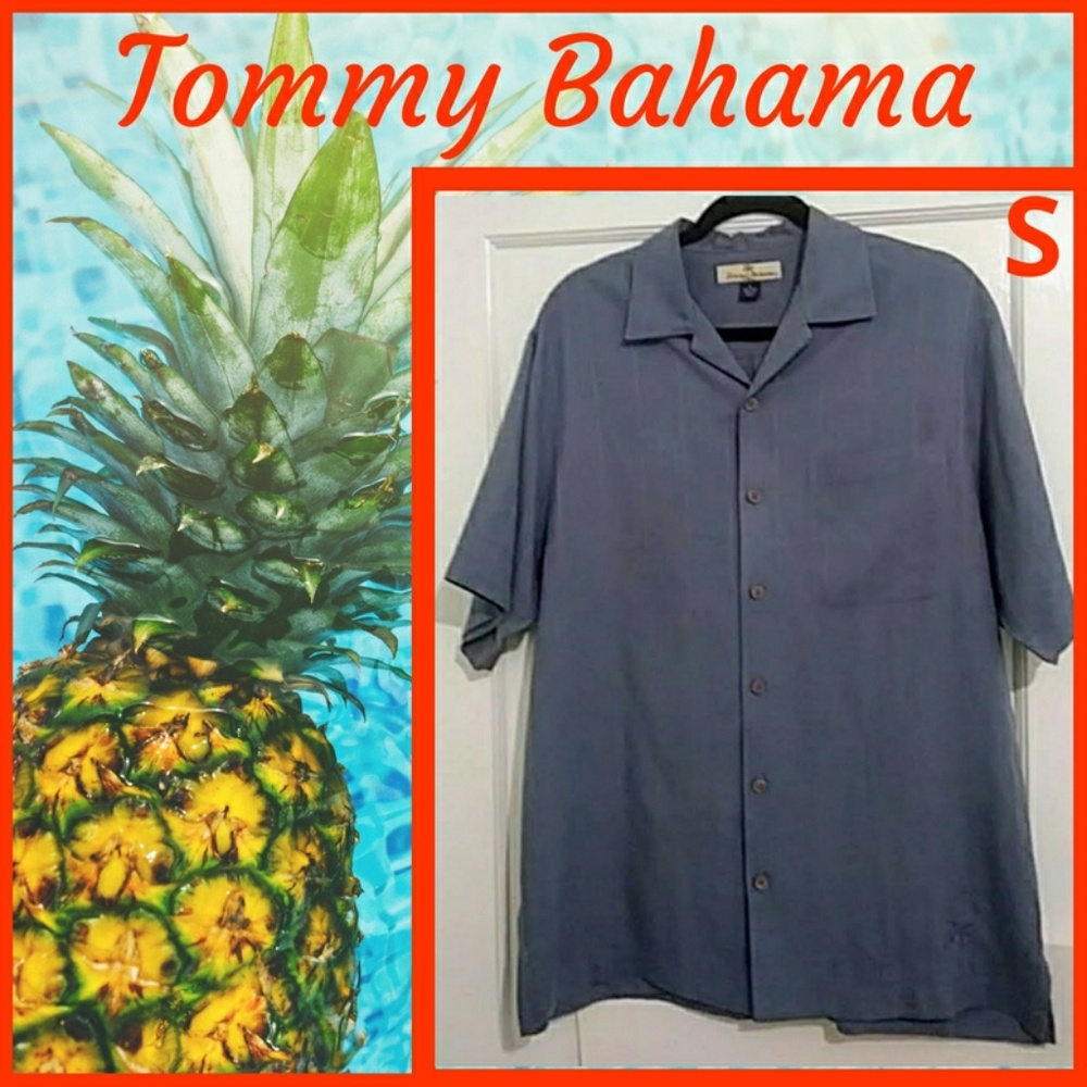 🍒 Tommy Bahama 100% Silk Short Sleeve Shirt